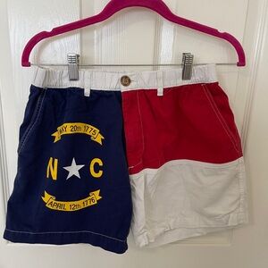 Chubbies NC State Flag Men's Flat Front Shorts